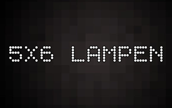 5x6 Lampen Font