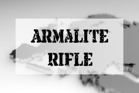 Armalite Rifle Font for Business Branding