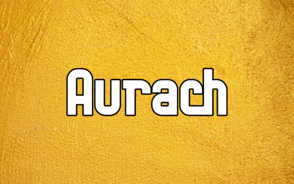 Aurach: A Bold Font for Business Branding