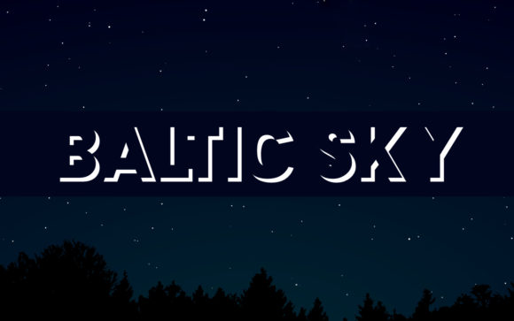 Baltic Sky Font for Web Design