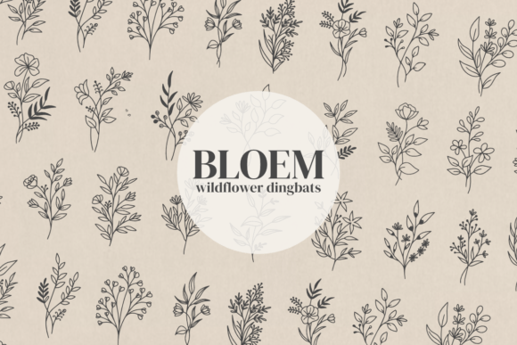 Bloem: A Botanical Font for Branding