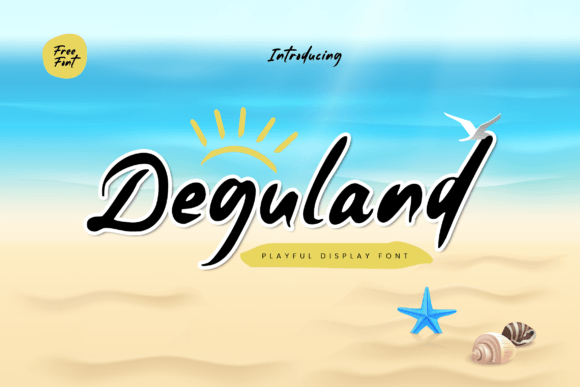 Deguland: A Fresh Display Font for Creative Campaigns