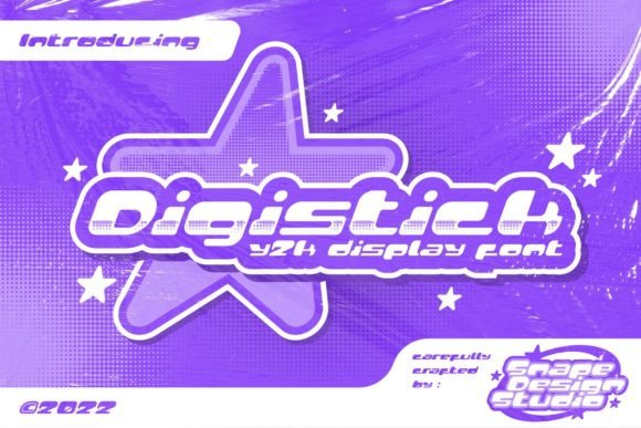Digistick: A Futuristic Font for Digital Campaigns