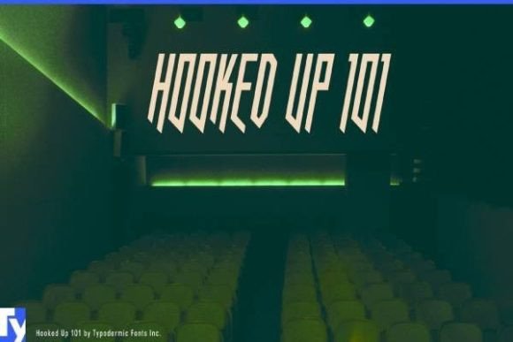 Hooked Up Font for Modern Branding
