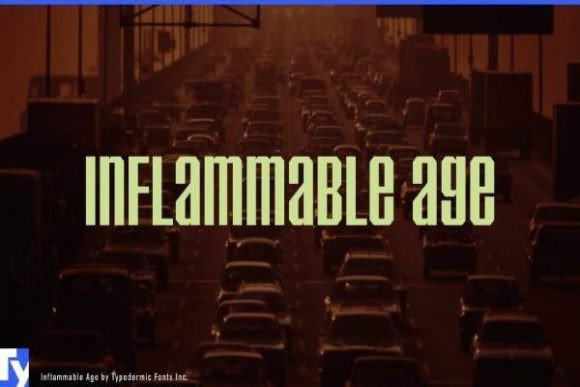 Inflammable Age Font for Bold Campaigns
