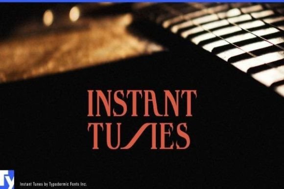 Instant Tunes Font for Creative Projects