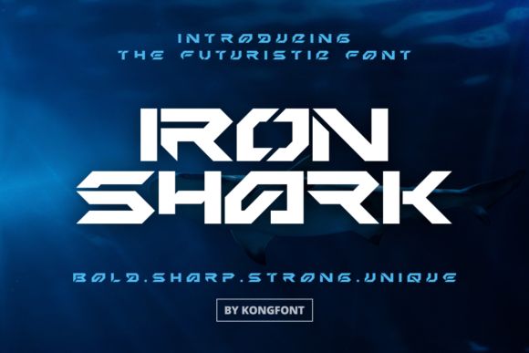 Iron Shark: A Bold Font for Business Branding