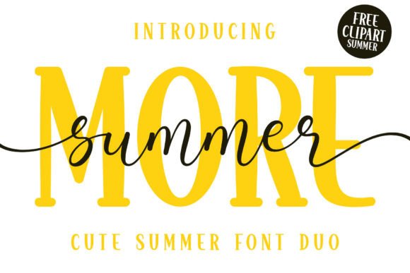 More Summer Duo Font Review