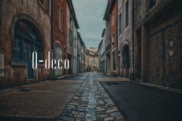 O-deco: A Slim, Elegant Font for Creative Projects