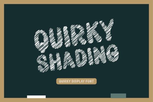 Quirky Shading Font for Web Design