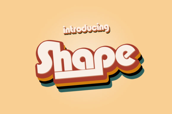 Shape Font: Free Download for Designers