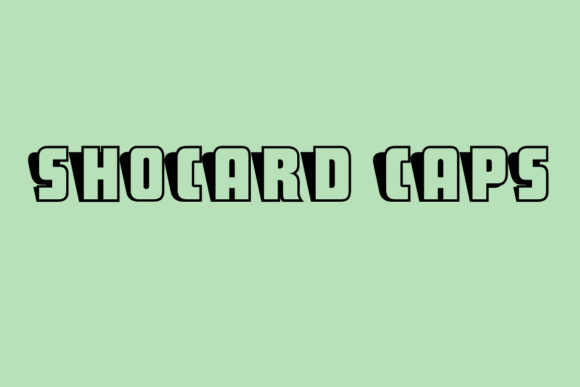 ShoCard Caps Font for Business Branding