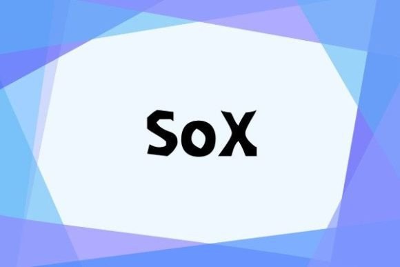 Sox: A Versatile Display Font