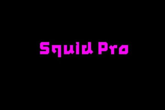 Squid: A Bold Display Font for Creative Projects