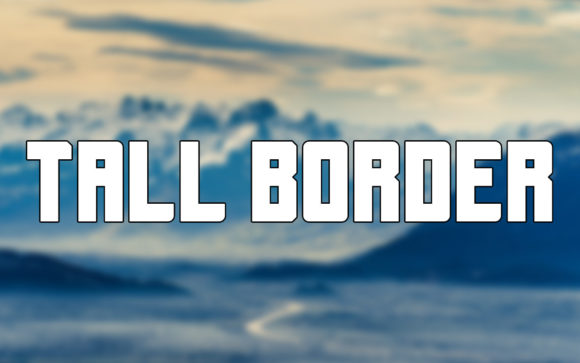 Tall Border Font for Bold Branding